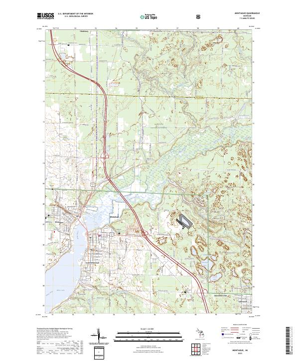 Montague topographic map thumbnail