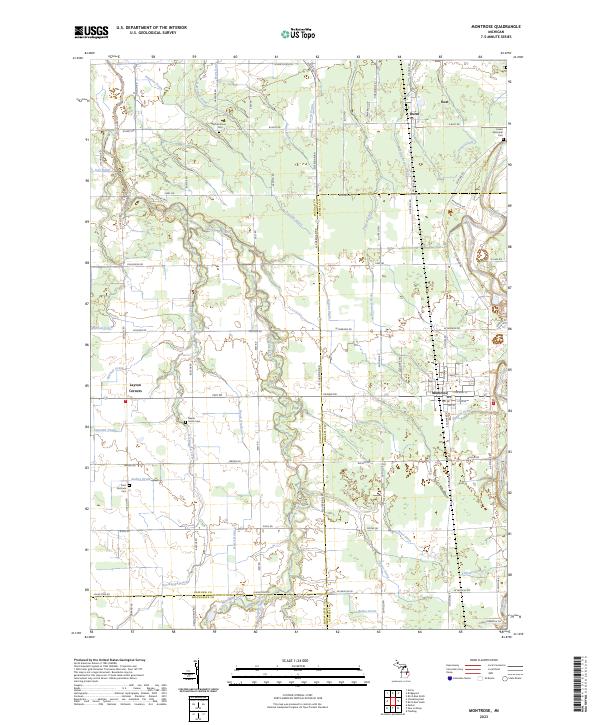 Montrose topographic map thumbnail
