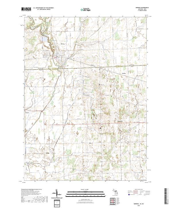 Morenci topographic map thumbnail