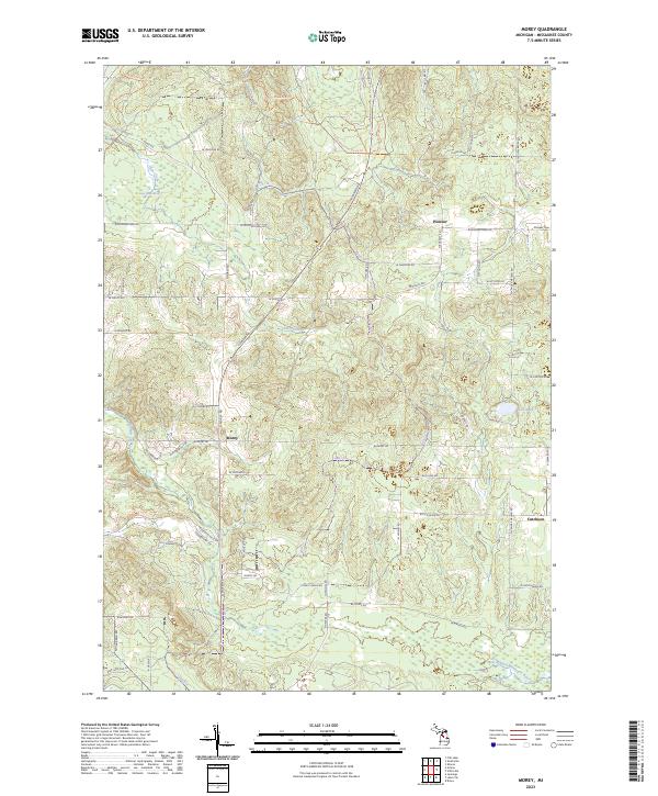 Morey topographic map thumbnail