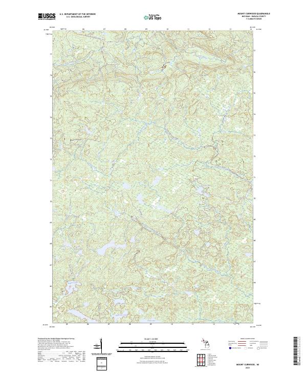 Mount Curwood topographic map thumbnail
