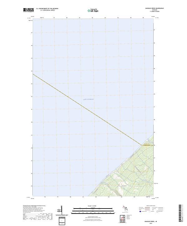 Muggun Creek topographic map thumbnail