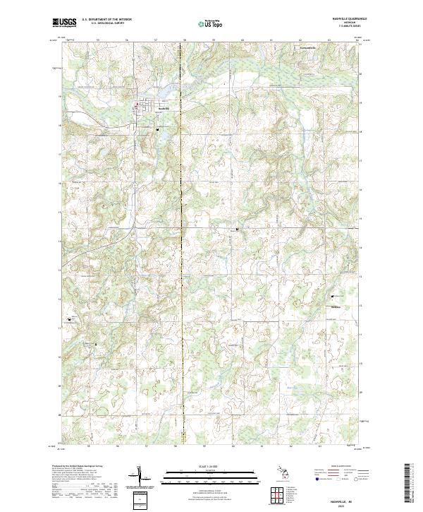 Nashville topographic map thumbnail