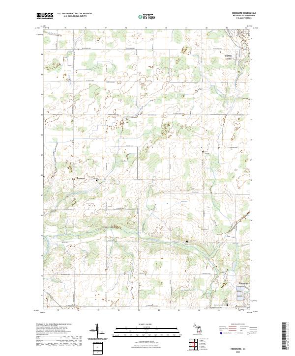 Needmore topographic map thumbnail