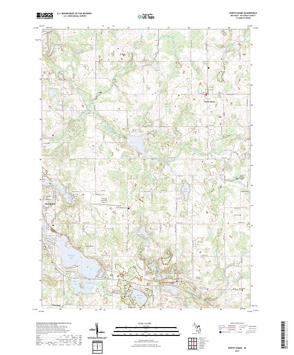 North Adams topographic map thumbnail