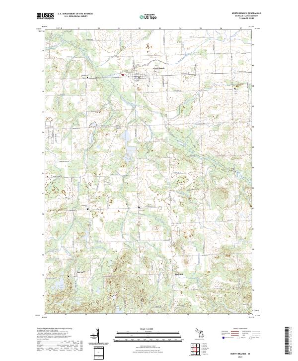 North Branch topographic map thumbnail