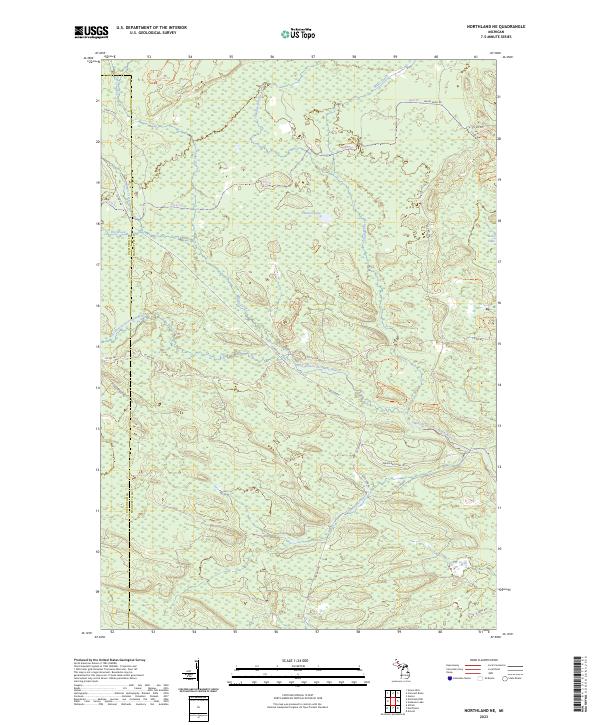 Northland NE topographic map thumbnail