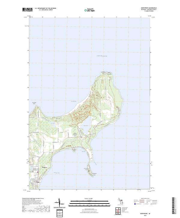 Northport topographic map thumbnail