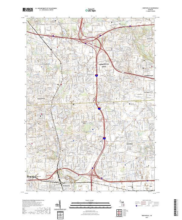 Northville topographic map thumbnail