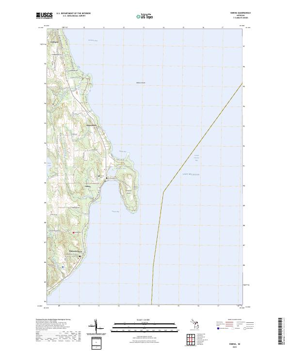Omena 2023 topographic map thumbnail