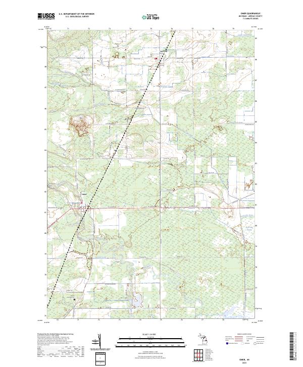 Omer 2023 topographic map thumbnail