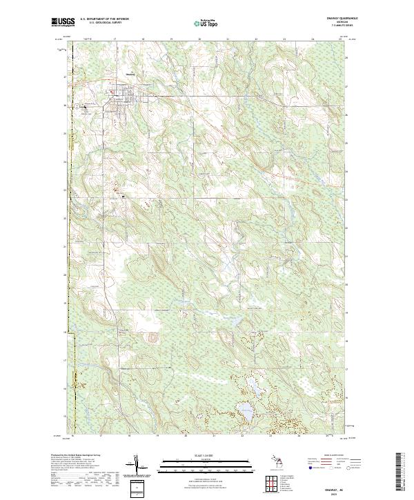Onaway 2023 topographic map thumbnail