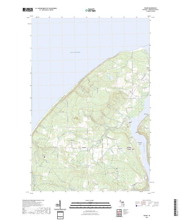 Oskar topographic map thumbnail