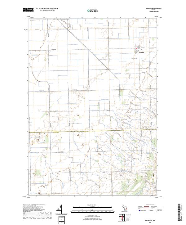 Owendale topographic map thumbnail
