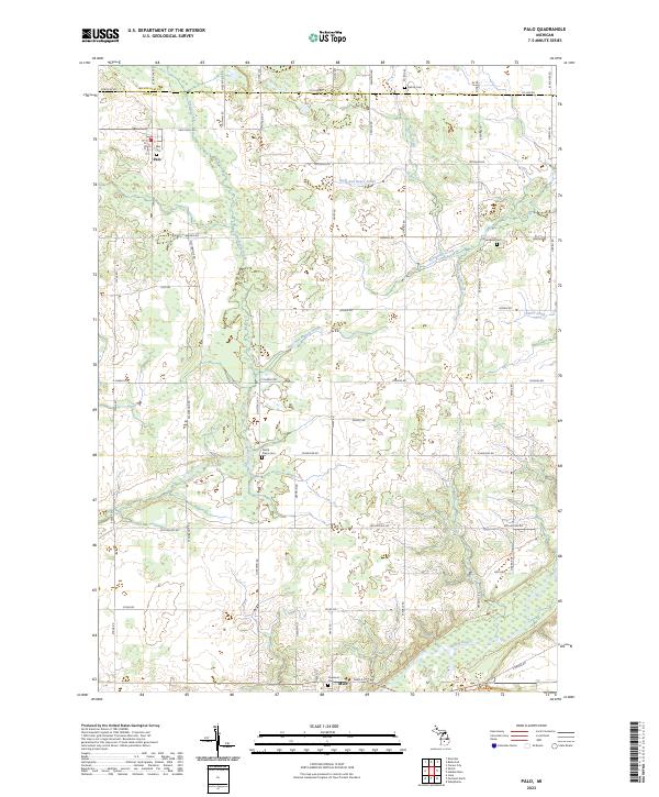 Palo 2023 topographic map thumbnail