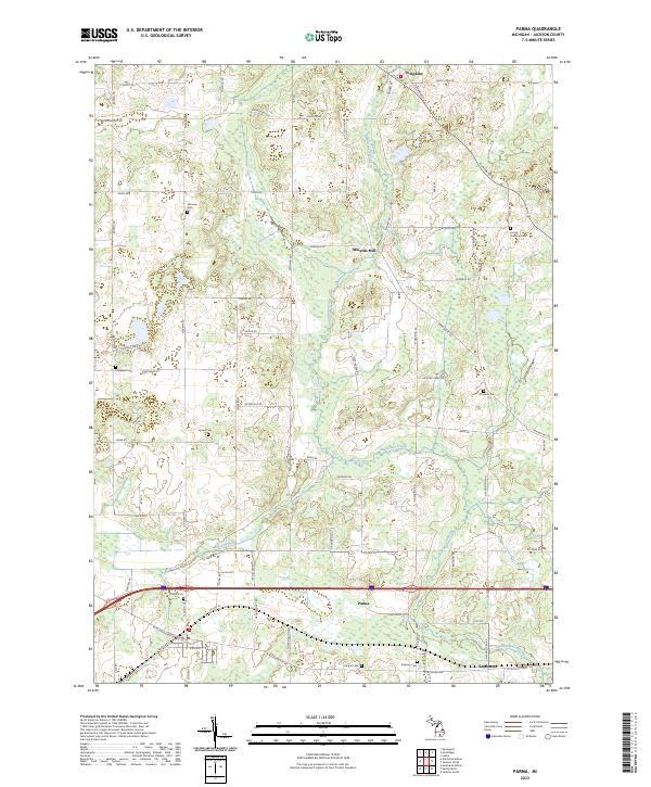 Parma 2023 topographic map thumbnail