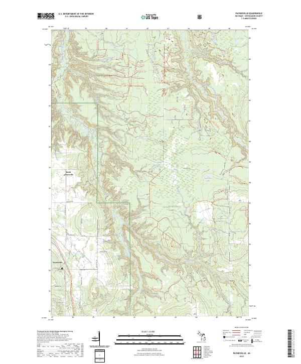 Paynesville topographic map thumbnail
