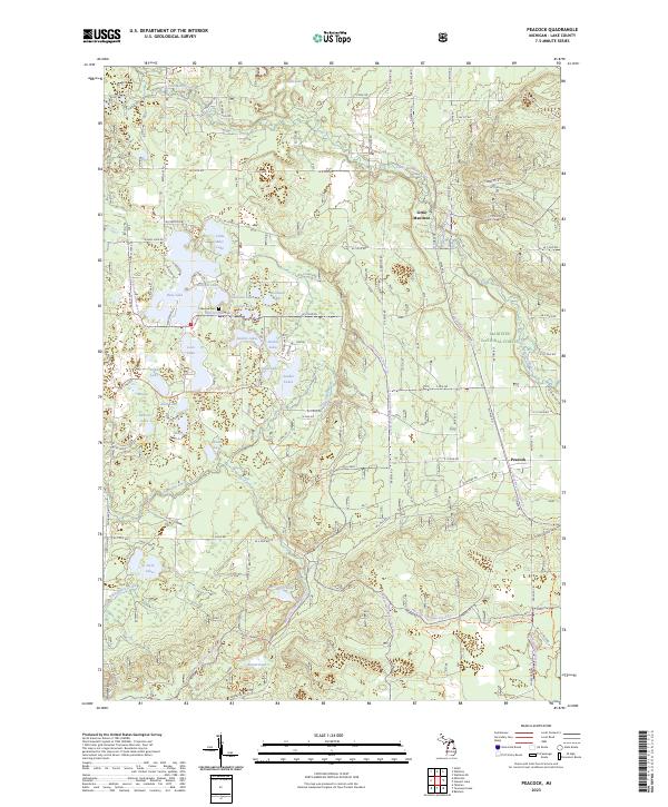 Peacock 2023 topographic map thumbnail