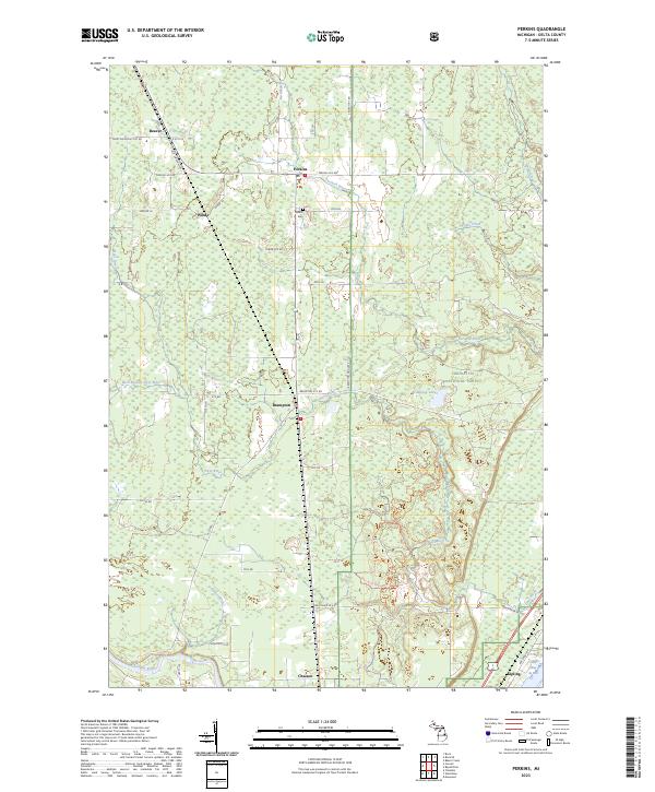 Perkins topographic map thumbnail