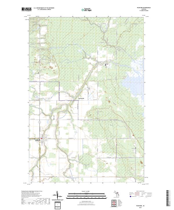 Pickford 2023 topographic map thumbnail