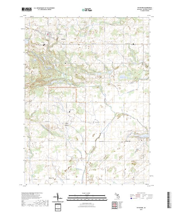 Pittsford 2023 topographic map thumbnail