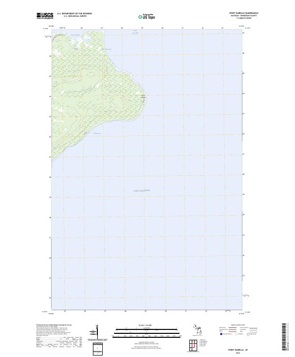 Point Isabelle topographic map thumbnail