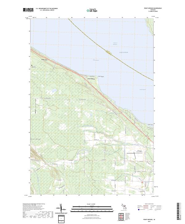 Point Nipigon topographic map thumbnail