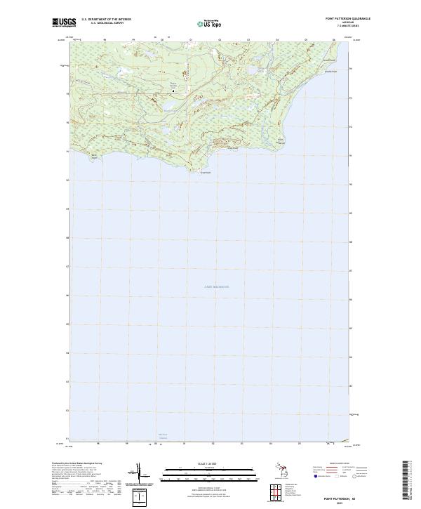 Point Patterson topographic map thumbnail