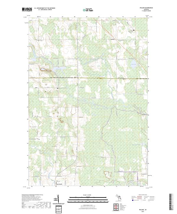Polaski topographic map thumbnail