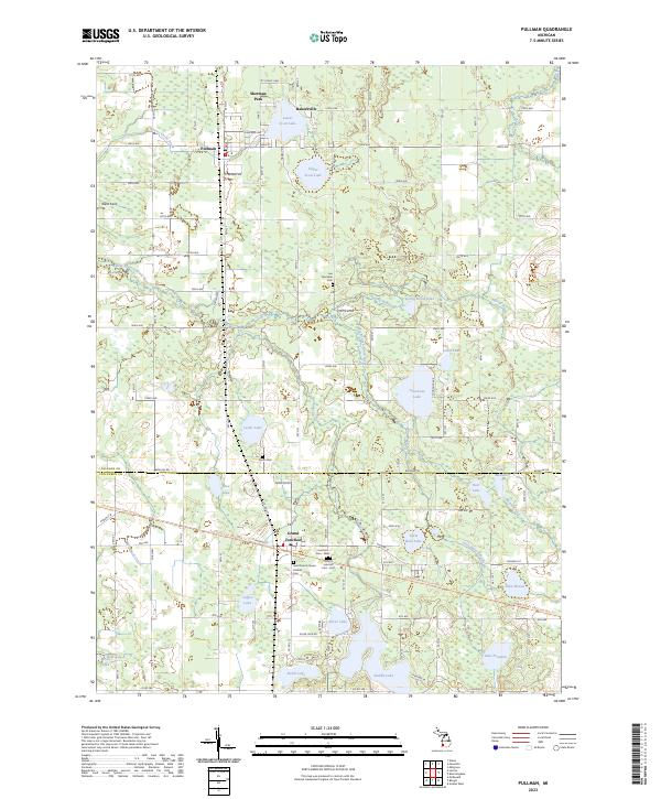 Pullman topographic map thumbnail