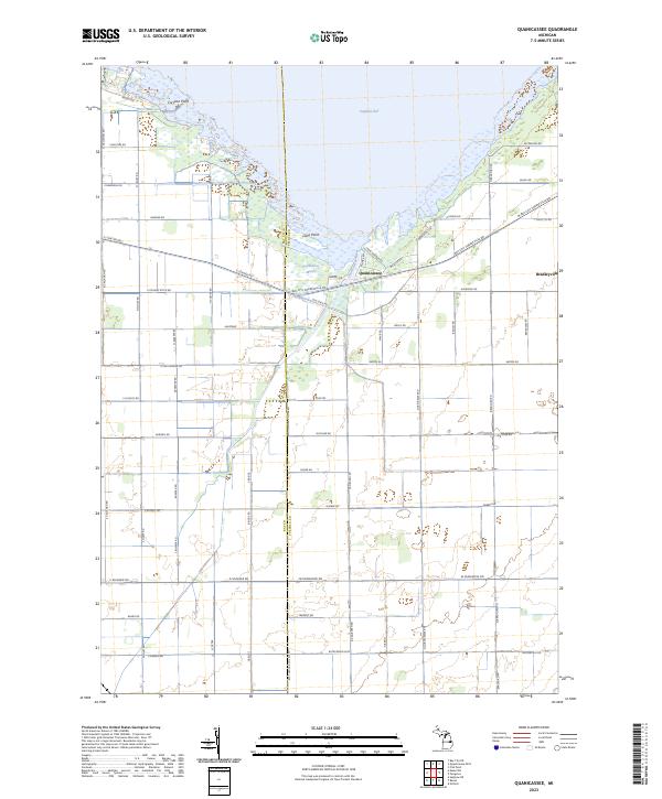 Quanicassee topographic map thumbnail