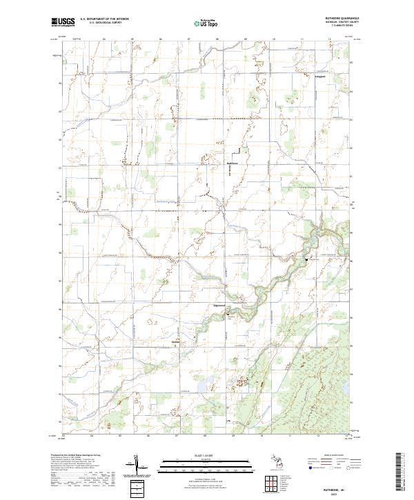 Rathbone topographic map thumbnail
