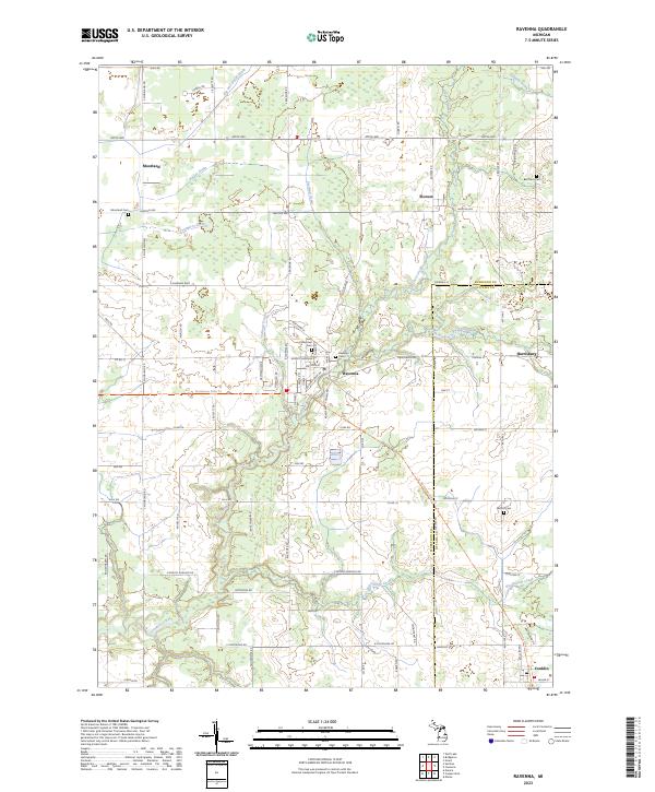 Ravenna topographic map thumbnail