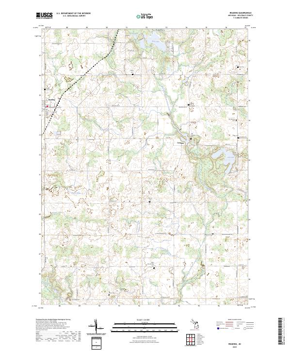 Reading topographic map thumbnail