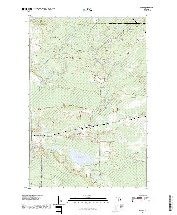 Rexton 2023 topographic map thumbnail