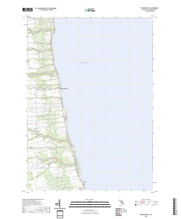 Richmondville 2023 topographic map thumbnail