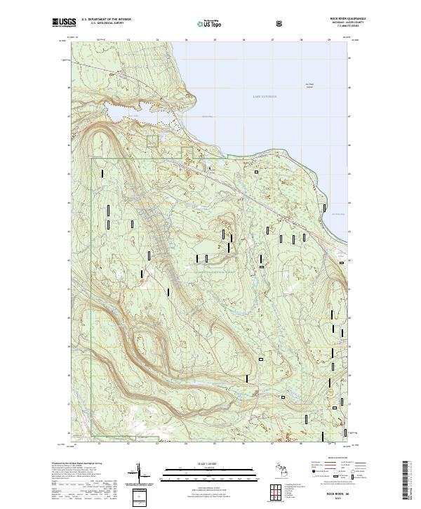 Rock River topographic map thumbnail