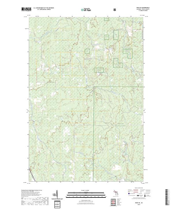 Rock SE topographic map thumbnail