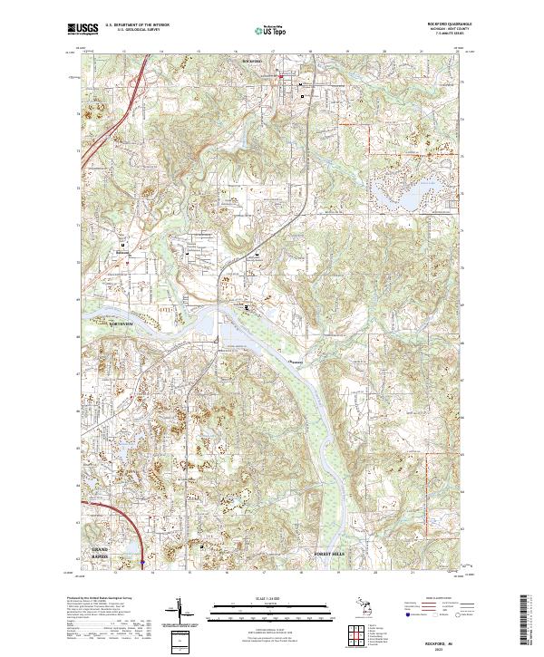 Rockford topographic map thumbnail