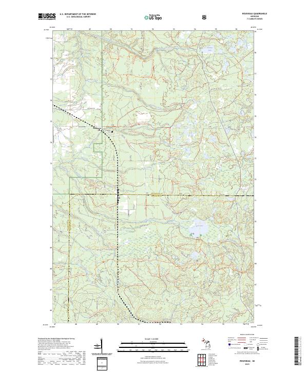 Rousseau topographic map thumbnail