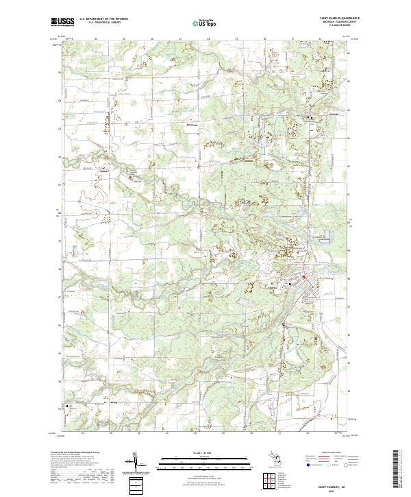 Saint Charles topographic map thumbnail