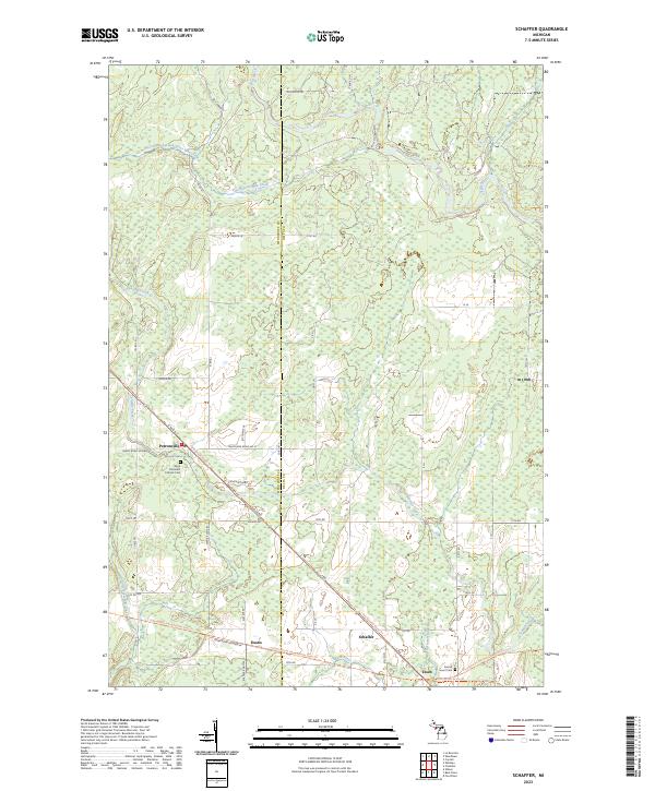 Schaffer topographic map thumbnail
