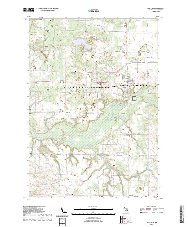 Scottville topographic map thumbnail