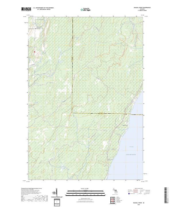 Seagull Point 2023 topographic map thumbnail