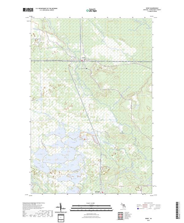 Seney 2023 topographic map thumbnail