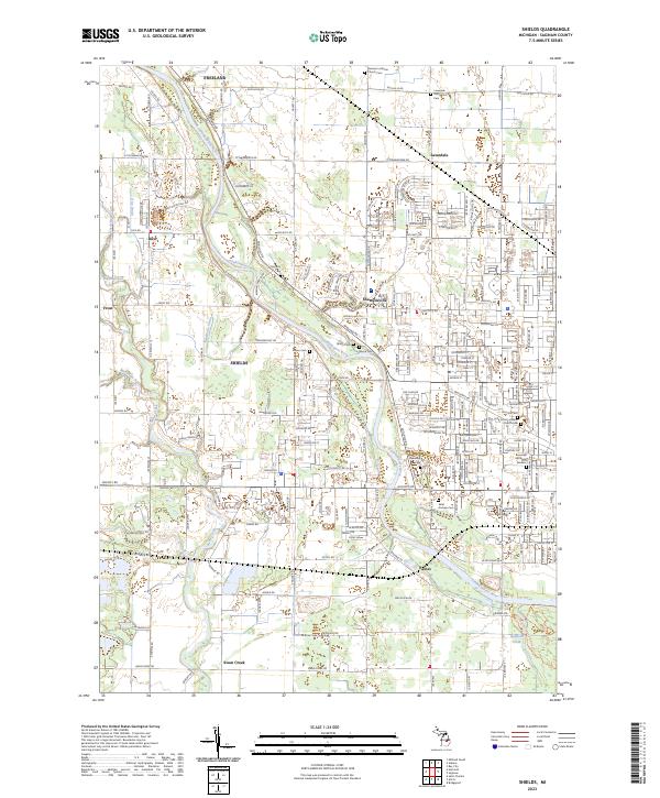 Shields topographic map thumbnail