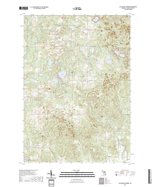 Slaybaugh Corner topographic map thumbnail