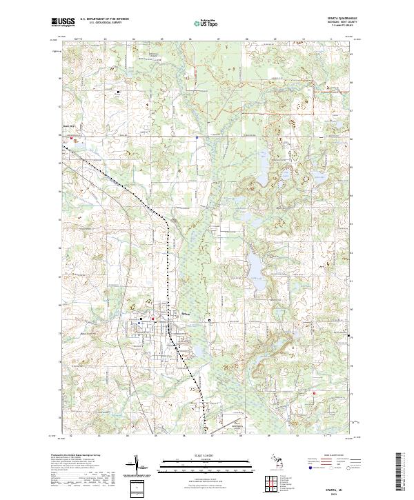 Sparta topographic map thumbnail