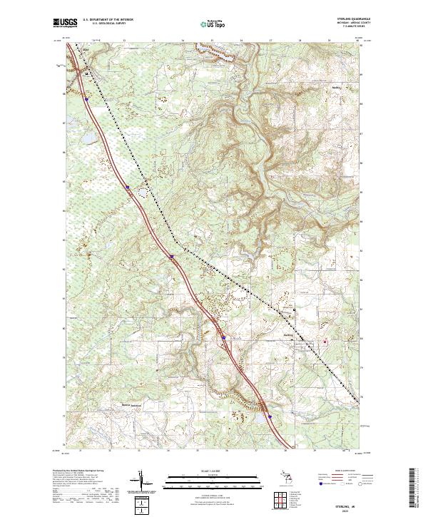 Sterling topographic map thumbnail