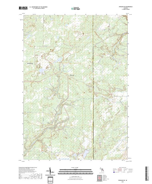 Sterling SW topographic map thumbnail